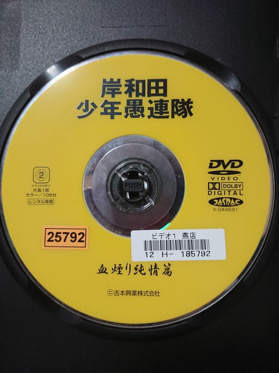 Amazon.co.jp: 岸和田少年愚連隊 血煙り純情篇 DVD/千原浩史 千原靖史